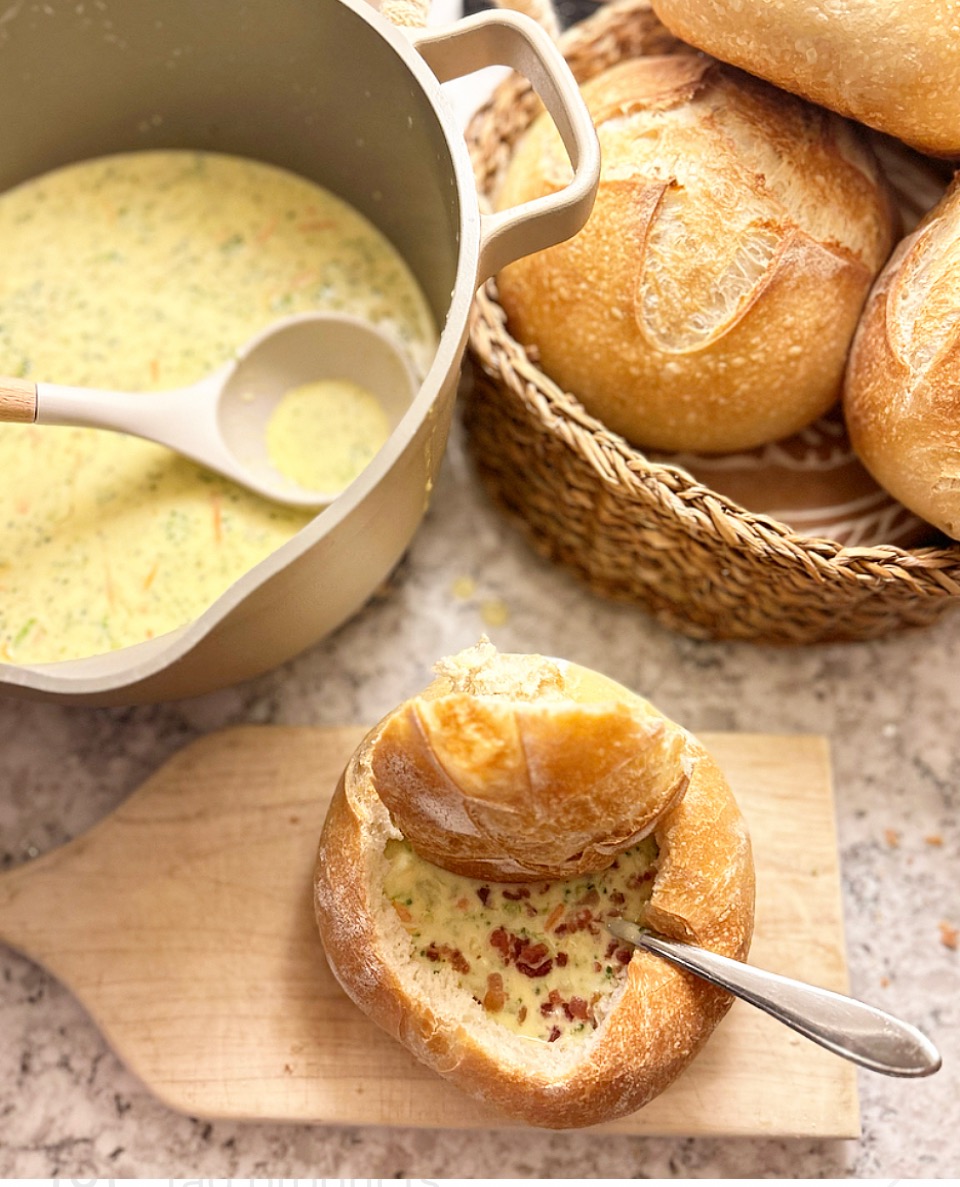 Broccoli Cheddar Soup - Edwards Farmstead