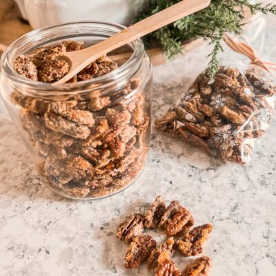 candied spiced pecans