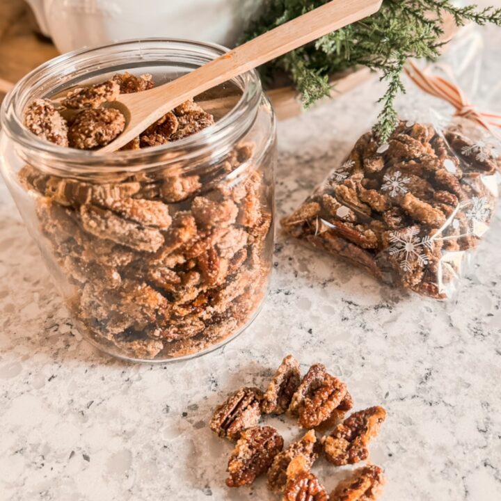 candied spiced pecans
