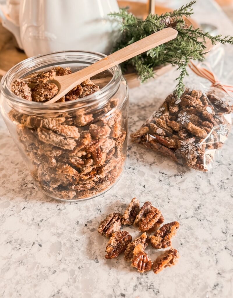 candied spiced pecans