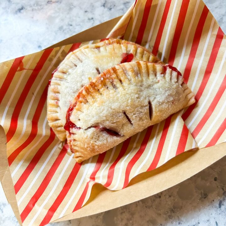 air fryer mini hand pies cherry apple filling