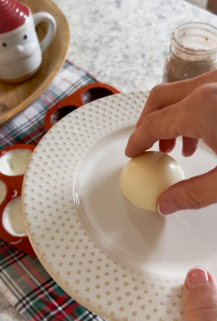 Hot plate for homemade hot chocolate bombs