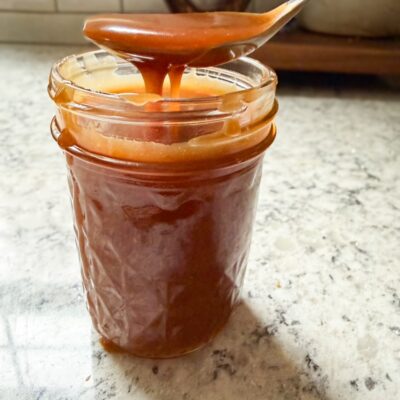 homemade caramel sauce
