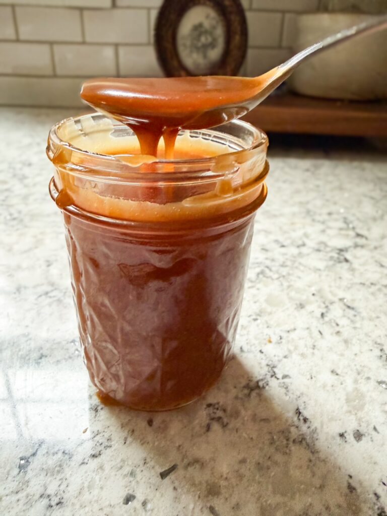 homemade caramel sauce